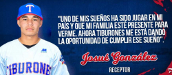 La Guaira firmó al catcher Josué González